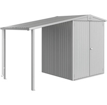 Metall Gerätehaus mit Anbau