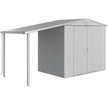 Metall Gerätehaus mit Vordach für Gartengeräte und Werkzeuge