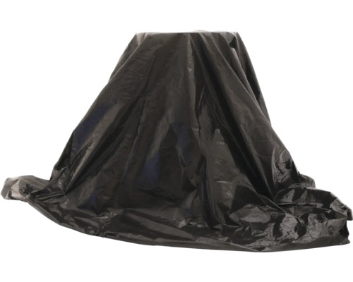 Abdeckplane über einem Gegenstand