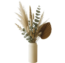 Dekorative Trockenblumen in einer Vase