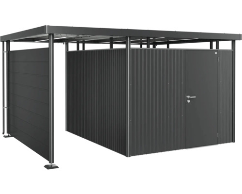 Geräteschuppen mit Schiebetür und Dach