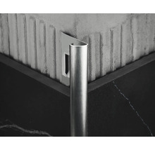 Fliesenprofil aus Metall zum Kantenabschluss an Wandfliesen