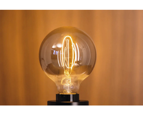 Ampoule avec filament visible