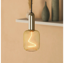 Suspension avec abat-jour en fil de fer