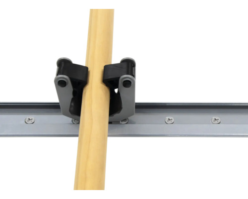 Support mural avec manche en bois pour le rangement des outils