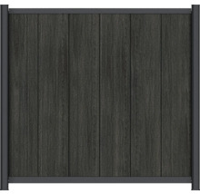 Sichtschutzzaun aus WPC mit Rahmen