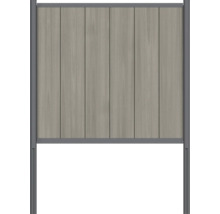 Clôture de jardin en bois avec cadre