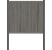 Clôture de jardin en bois avec cadre