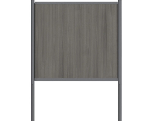 Clôture de jardin en bois avec cadre