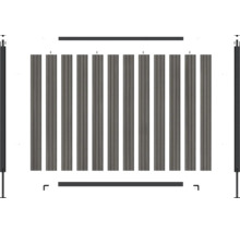 Éléments de clôture et accessoires pour le jardin