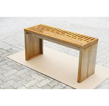 Metallbank mit Rostoptik für den Aussenbereich