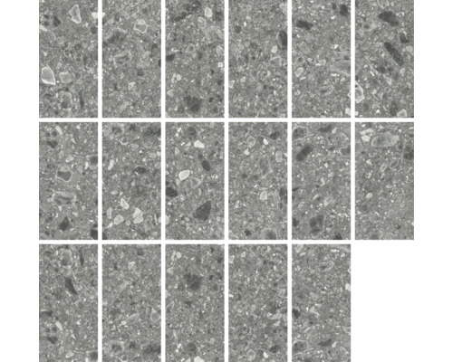 Carreaux de mosaïque avec décor en pierre