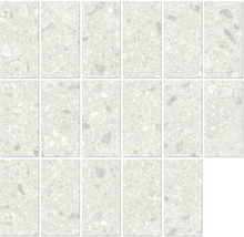 Carreaux de mosaïque avec décor en pierre