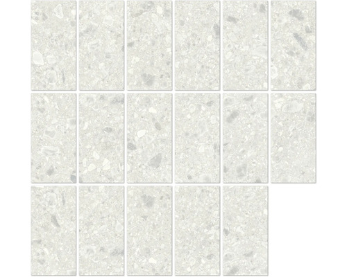 Carreaux de mosaïque avec décor en pierre