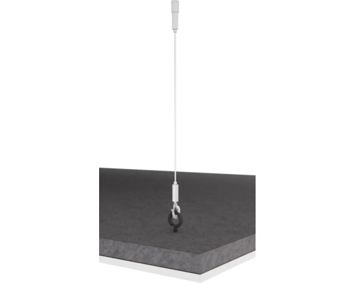 Suspension de câble de plafond avec crochet pour fixation au plafond