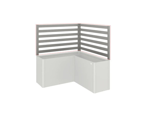 Habillage de baignoire avec élément brise-vue