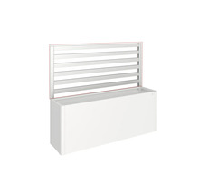 Jardinière avec treillis