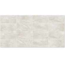 Carreaux rectangulaires avec structure en marbre, posés