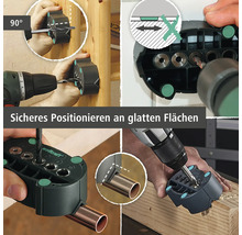 Bohrschablone im Einsatz für präzise Bohrungen in verschiedenen Materialien