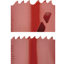 Vue détaillée d'une pointe de lame de scie à métaux