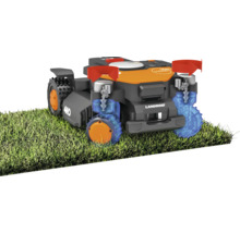 Robot tondeuse Worx Landroid sur pelouse
