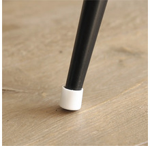 Pied de meuble avec protection de sol sur plancher en bois