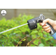 Handbrause mit Sprühstrahl und for-q Logo