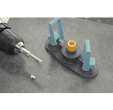 Carotteuse avec perceuse et guide