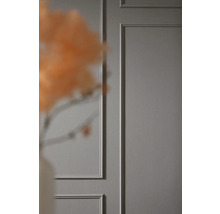 Panneau mural avec moulures et décoration florale