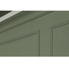 Vue détaillée d'un lambris avec moulures