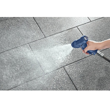 Nettoyage de dalles de terrasse avec un nettoyeur haute pression