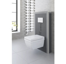 Salle de bains moderne avec WC suspendu et bâti-support