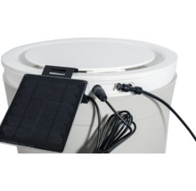 Solarpanel für Regenspeicher zur Stromerzeugung