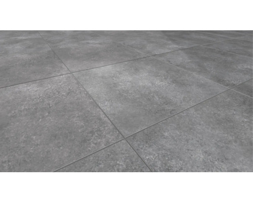 Carrelage sol et mur en grès cérame fin MIRAVA SEATTLE gris foncé