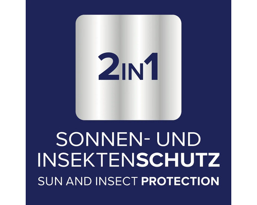 2 in 1 Sonnen- und Insektenschutz