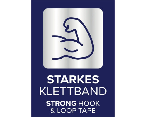 Symbol für starkes Klettband