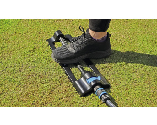 Arroseur de jardin avec pied pour un positionnement facile