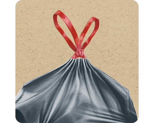 Abfallsack mit Zugbandverschluss