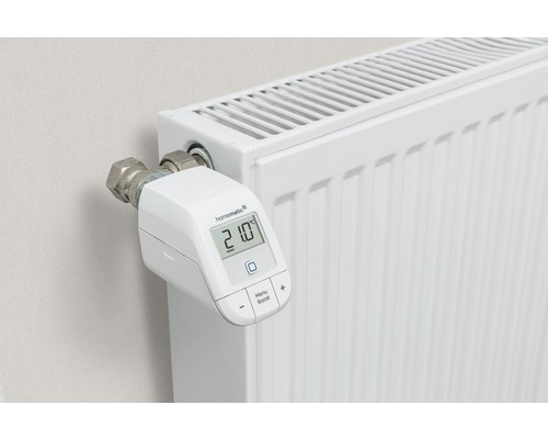 Thermostat de radiateur Homematic sur un radiateur