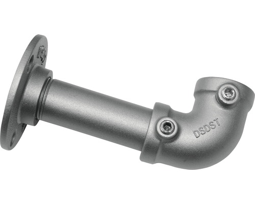 Angle de raccordement de tuyau avec plaque de base