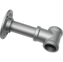 Rohrverbinder mit Flansch zur Wandmontage