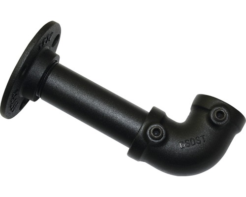 Support de tuyau en métal avec bride pour fixation murale