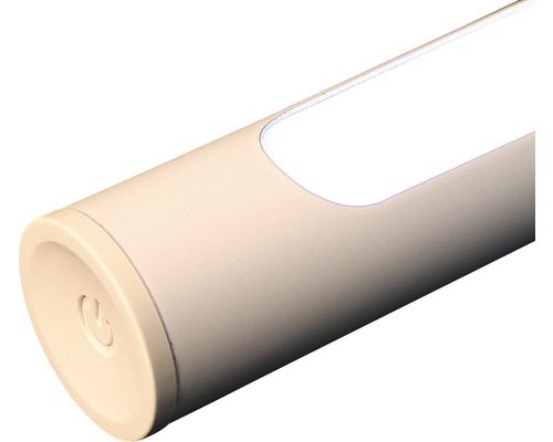 Détail du luminaire LED sous meuble