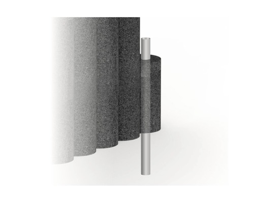 Dämmmatten und Metallständer