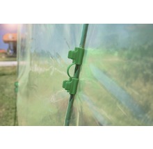 Clip de fixation de film vert pour fixer un film de serre