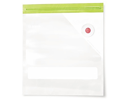 Sac sous vide avec fermeture et soupape