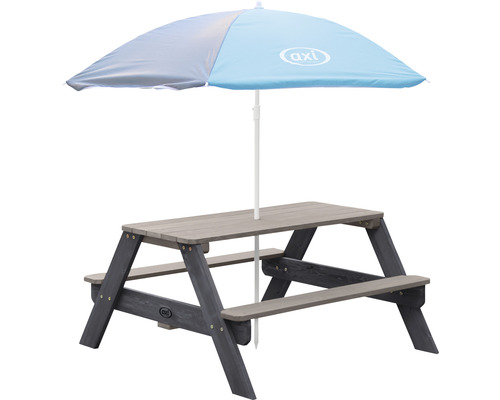 Ensemble de sièges pour enfants avec parasol pour le jardin