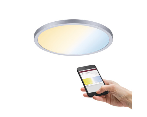 Plafonnier rond avec contrôle par smartphone