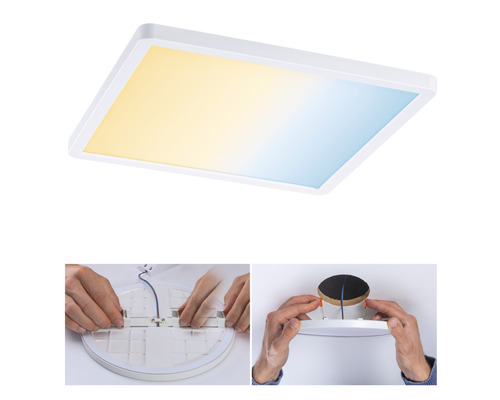 Quadratische LED Deckenleuchte mit Montageanleitung