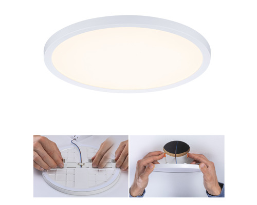 Weiße LED Deckenleuchte mit Montageanleitung